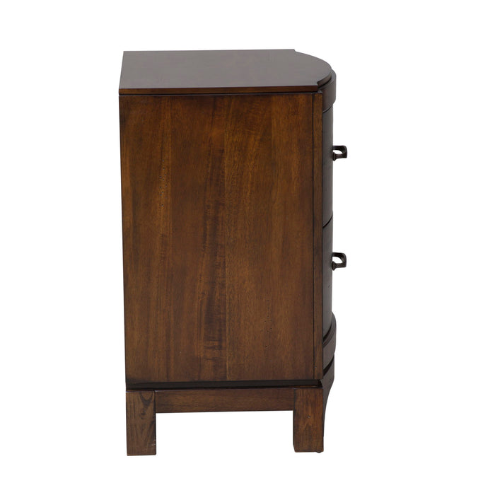 Avalon - Night Stand - Dark Brown - Acacia Veneers