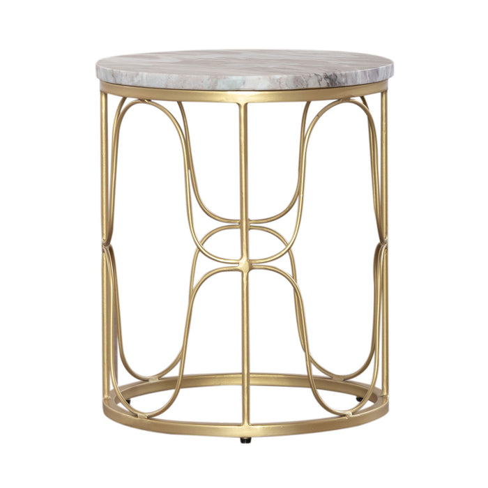 Verona - Accent Tables - Pearl Silver