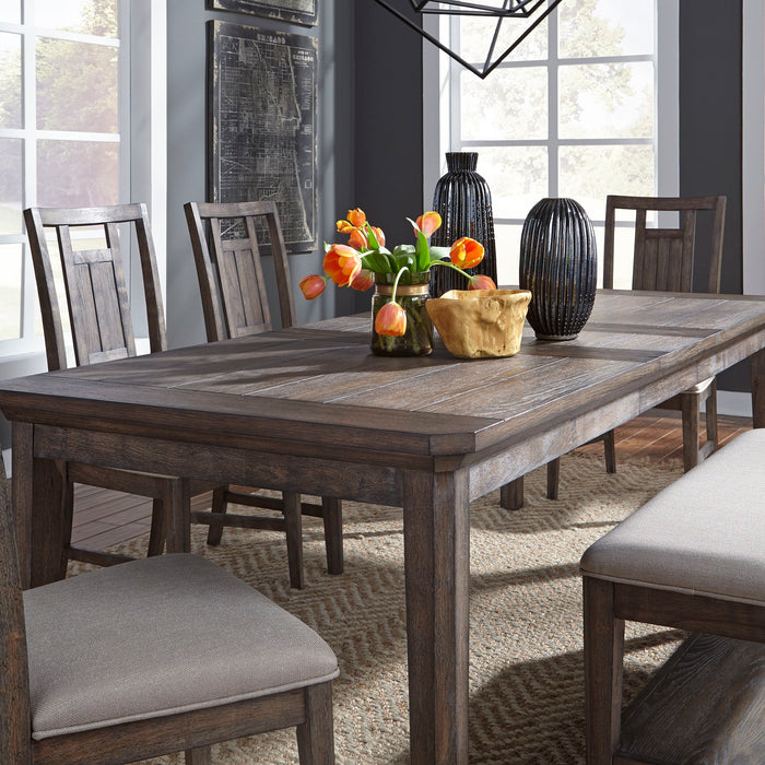 Artisan Prairie - Rectangular Leg Table - Dark Brown