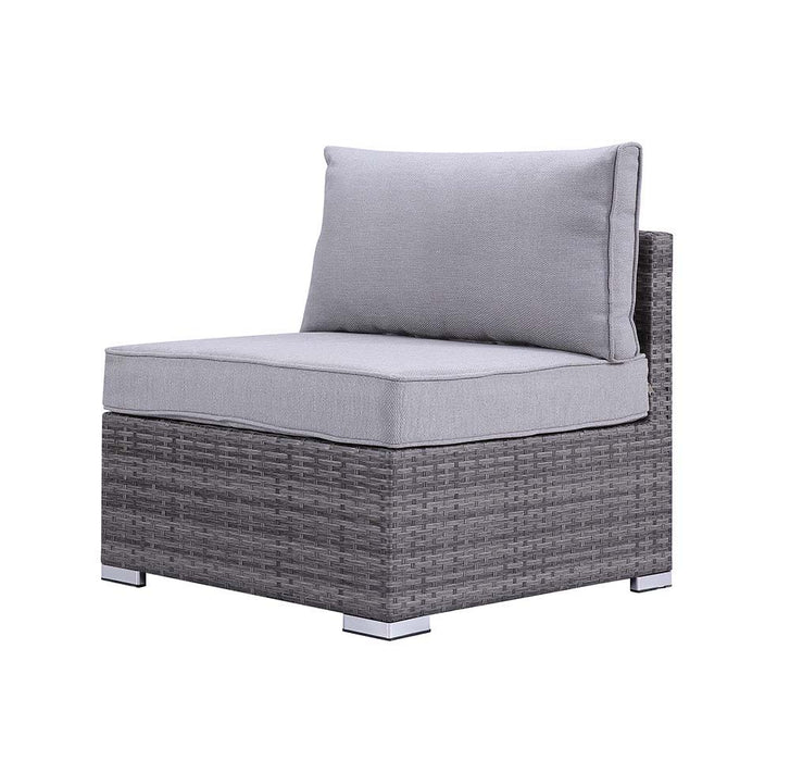 Sheffield - Patio Set - Gray Fabric & Gray Finish