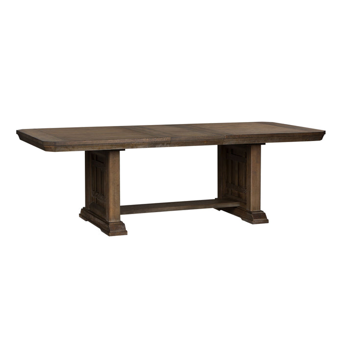 Artisan Prairie - Trestle Table - Dark Brown