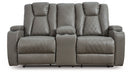 Mancin Reclining Loveseat with Console image