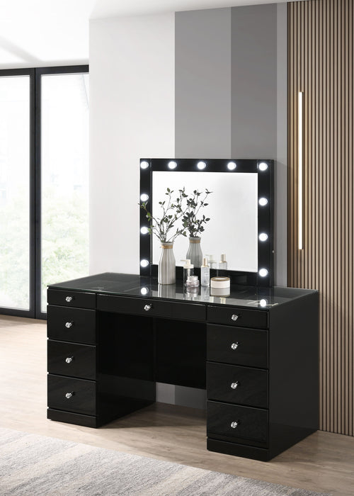 Avery - Vanity Desk Mirrors - Black