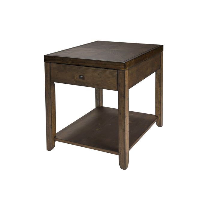 Mitchell - End Table - Dark Brown