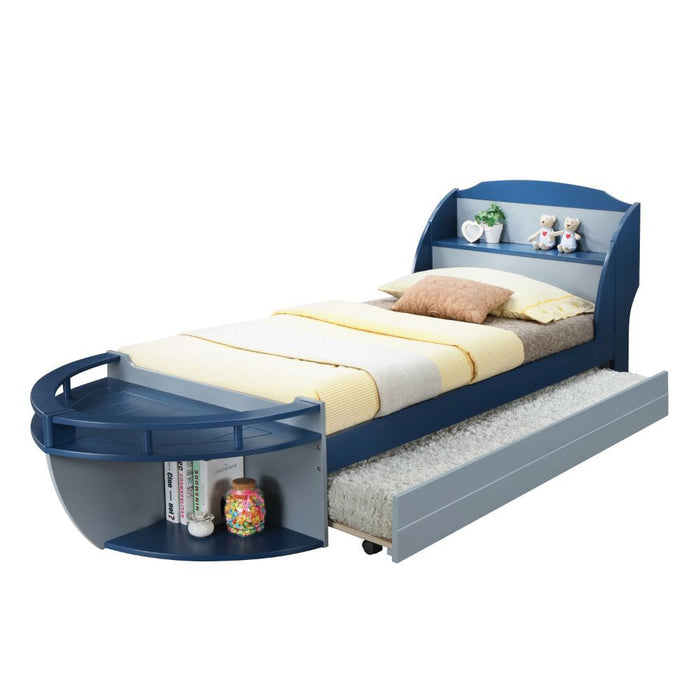 Neptune II - Twin Bed - Gray & Navy