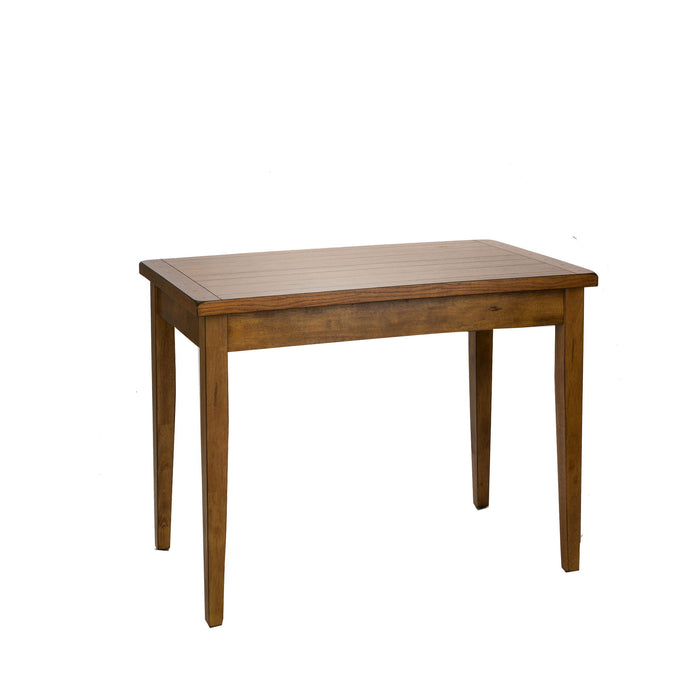 Treasures - Rectangular Leg Table - Dark Brown