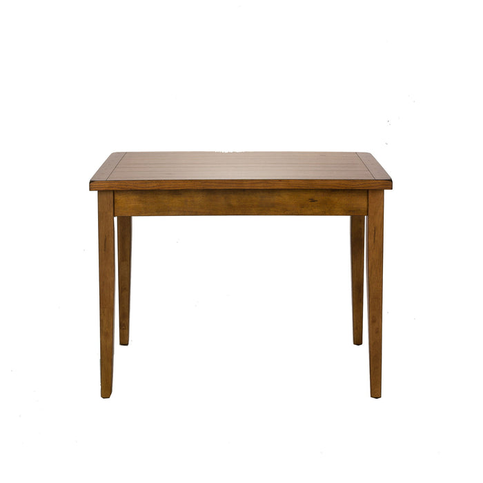 Treasures - Rectangular Leg Table - Dark Brown