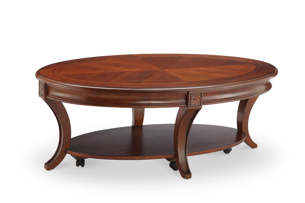 Winslet - Oval Cocktail Table (With Casters)