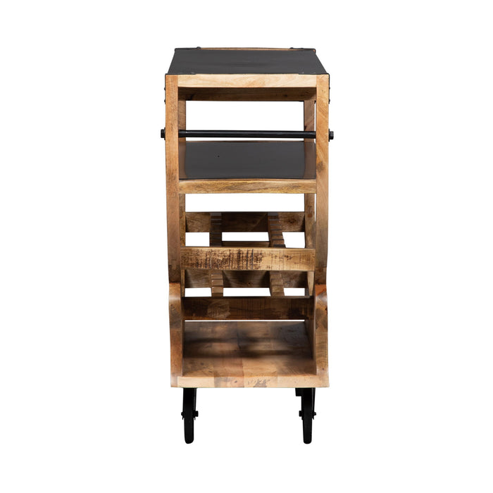 Danley - Accent Bar Trolley - Light Brown