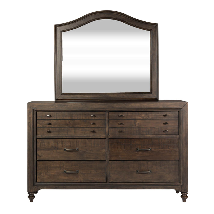 Catawba Hills - 6 Drawer Dresser - Dark Brown