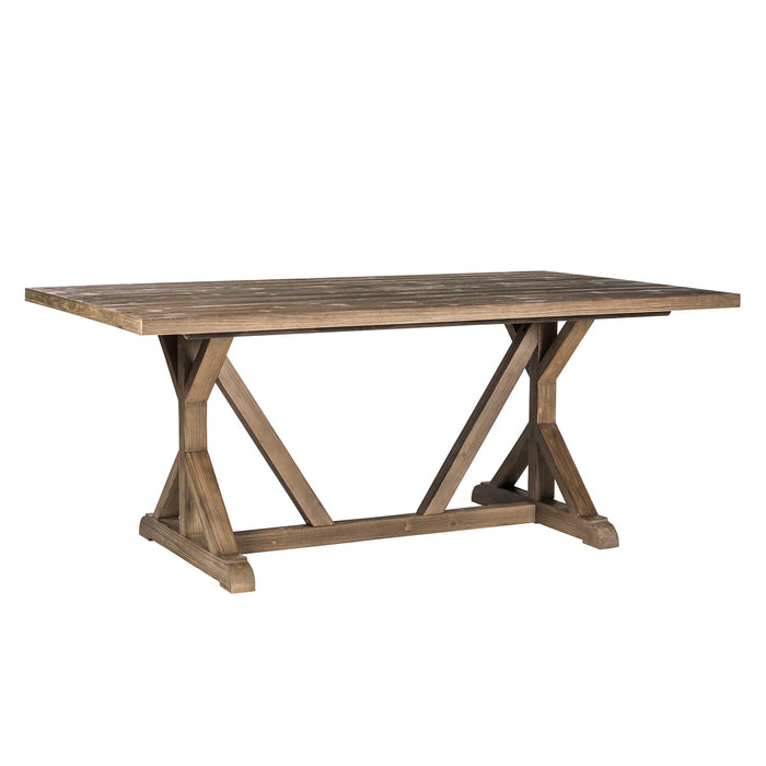 Carolina Lakes - Trestle Table - Gray