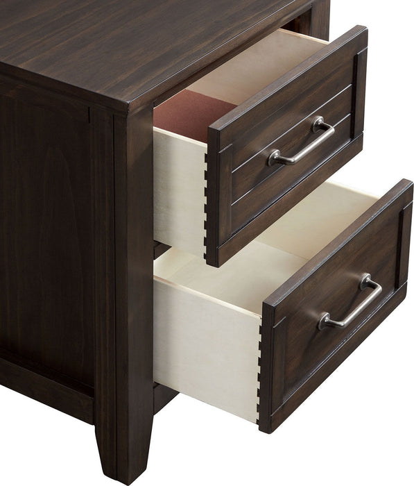 Alaina - Night Stand With Usb Plug - Walnut