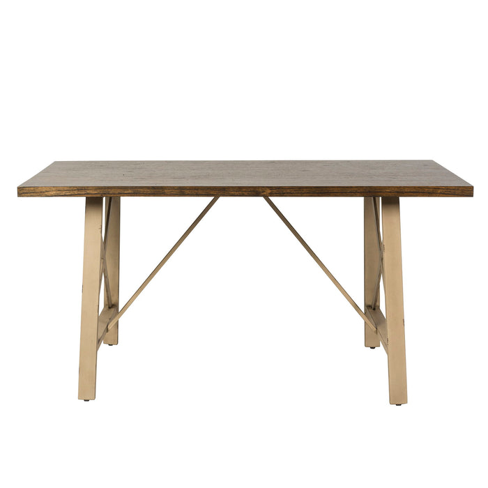 Vintage Series - Rectangular X Leg Table - Dark Brown