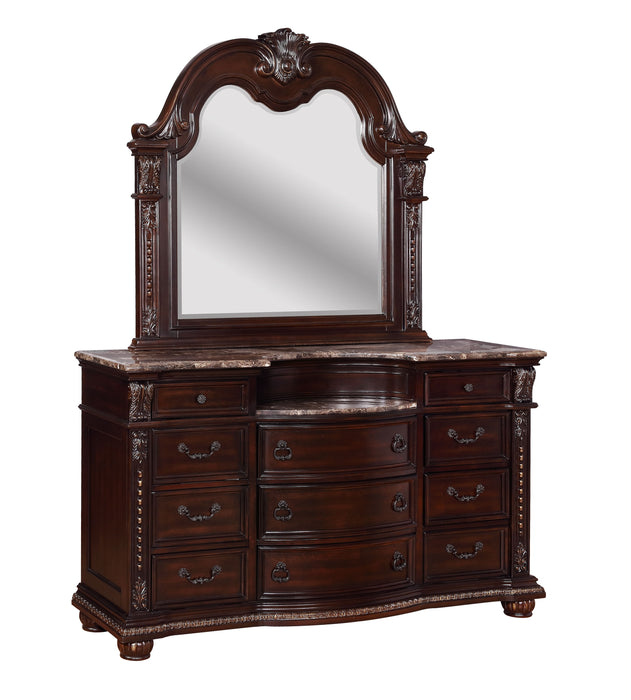 Stanley - Dresser, Mirror - Brown