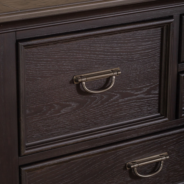 Allyson Park - 8 Drawer Dresser - Dark Brown