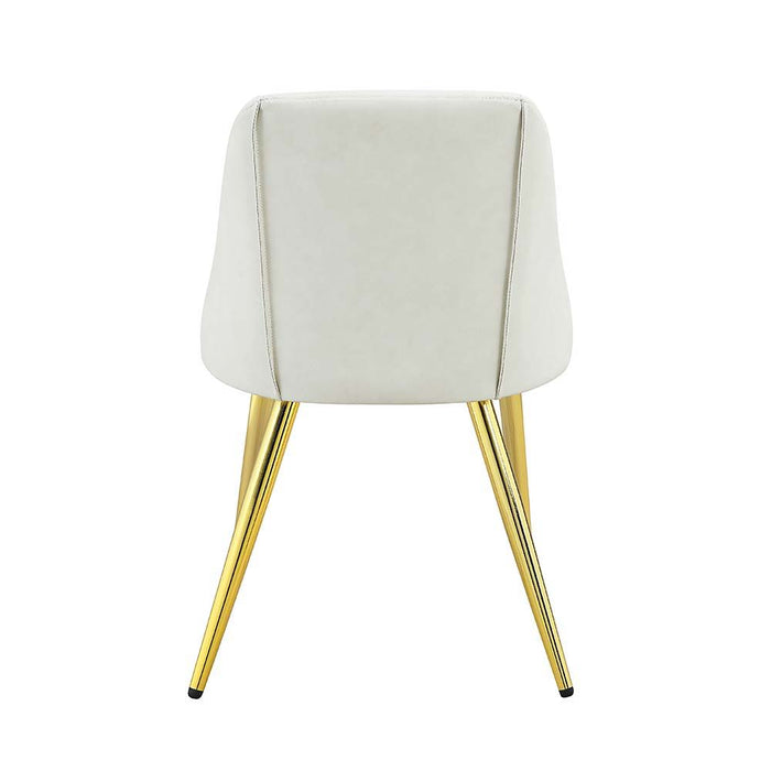 Gaines - Side Chair - White PU