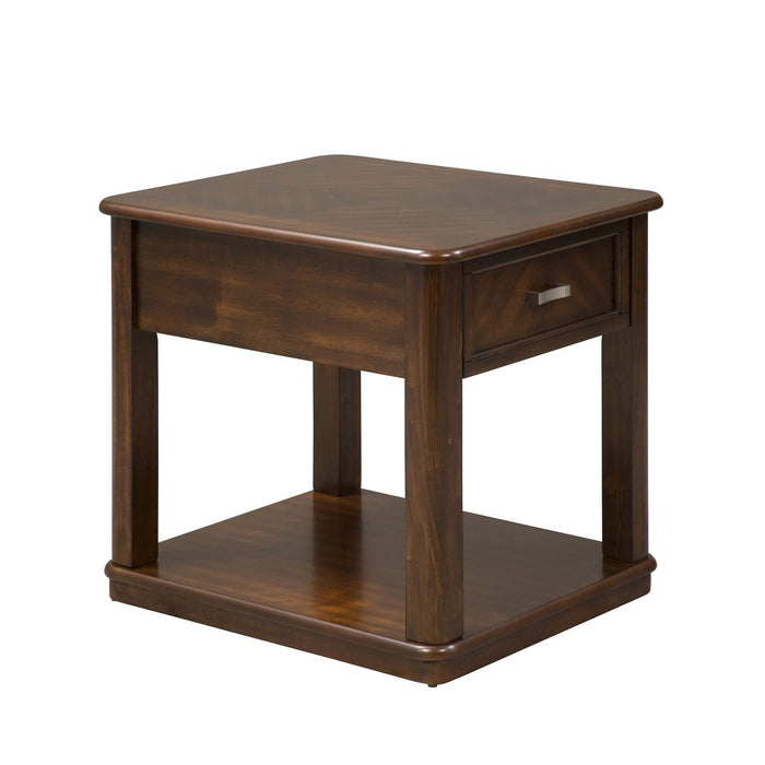 Wallace - 3 Piece Set (1-Cocktail 2-End Tables) - Dark Brown