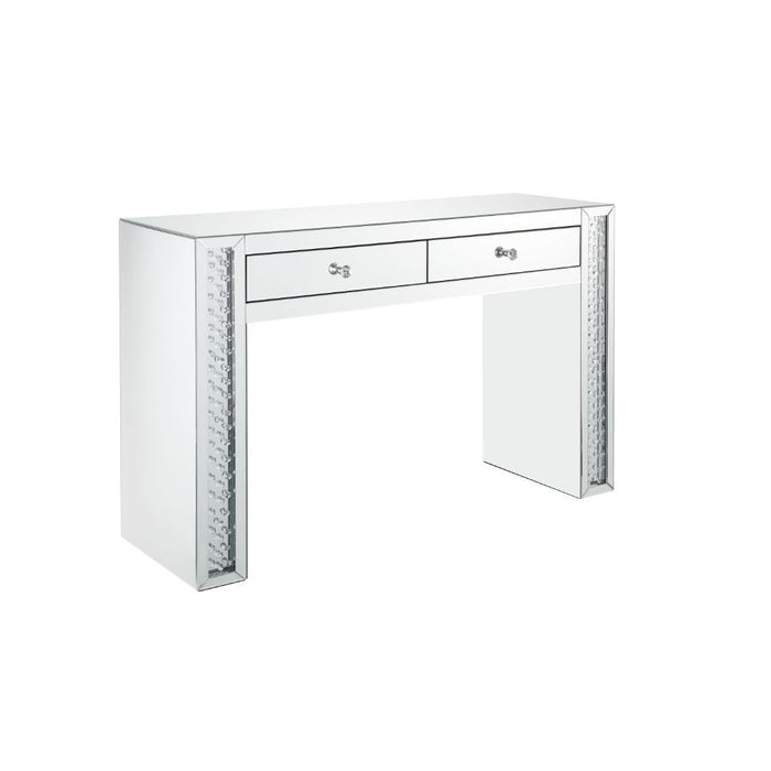 Nysa - Vanity Desk - Mirrored & Faux Crystals