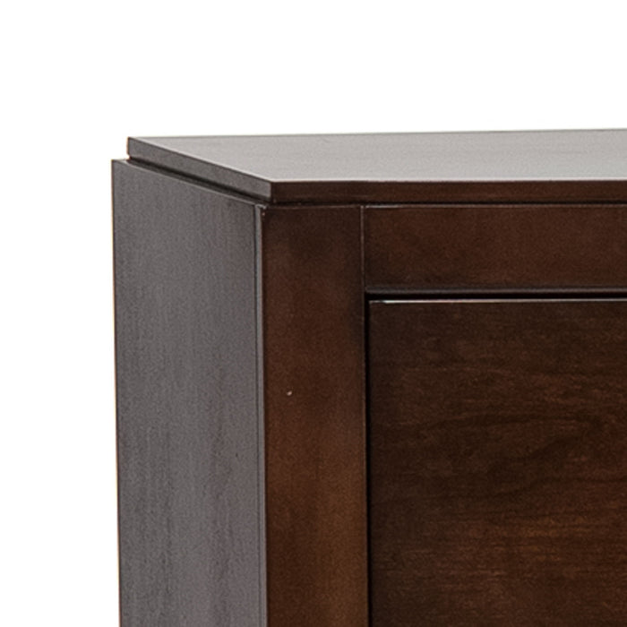 Avalon - Dresser & Mirror - Dark Brown