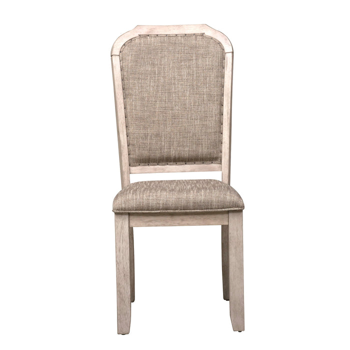 Willowrun - Upholstered Side Chair - Rustic White