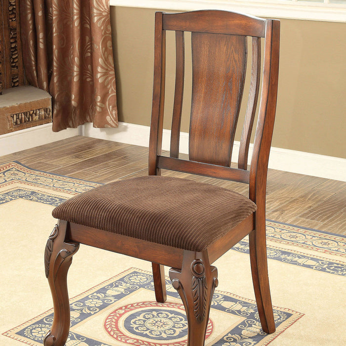 Johannesburg - Dining Table - Brown Cherry / Brown