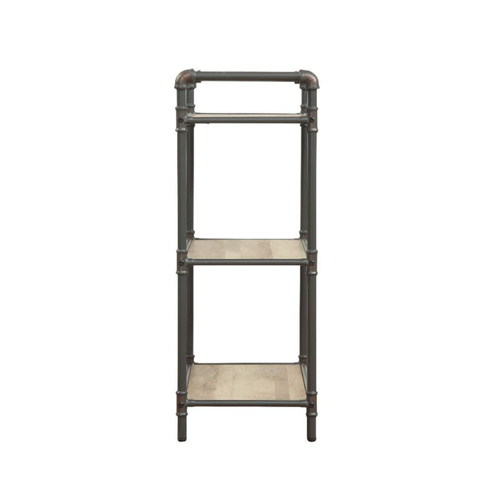 Itzel - Bookshelf - Antique Oak & Sandy Gray - 36"