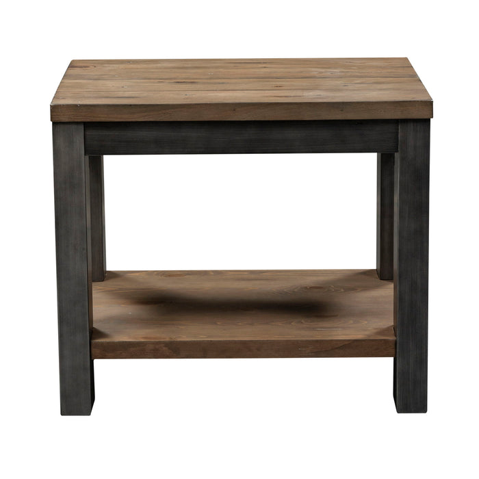 Rutland Grove - Rect End Table - Dark Brown