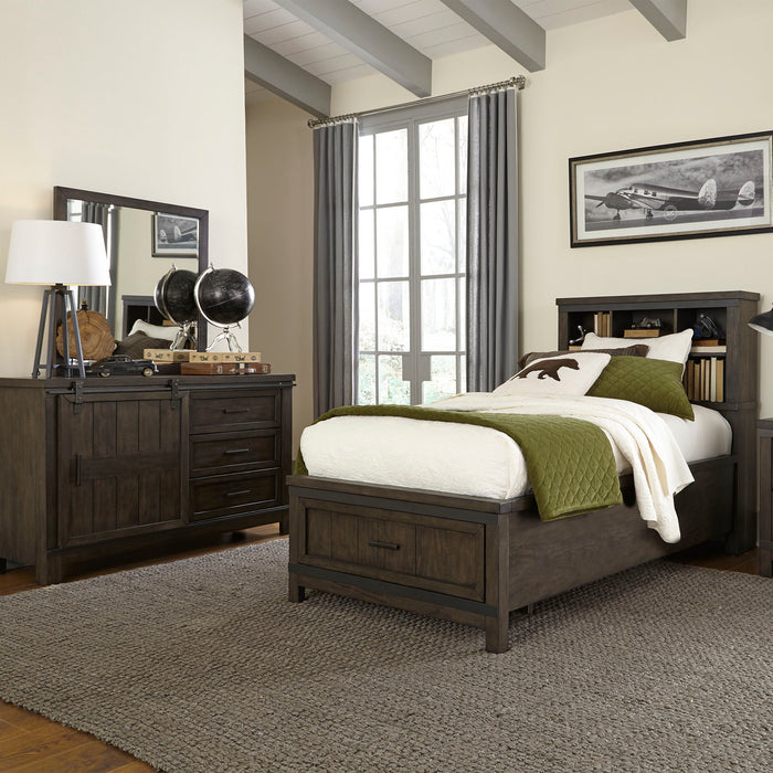 Thornwood Hills - Bookcase Bed, Dresser & Mirror