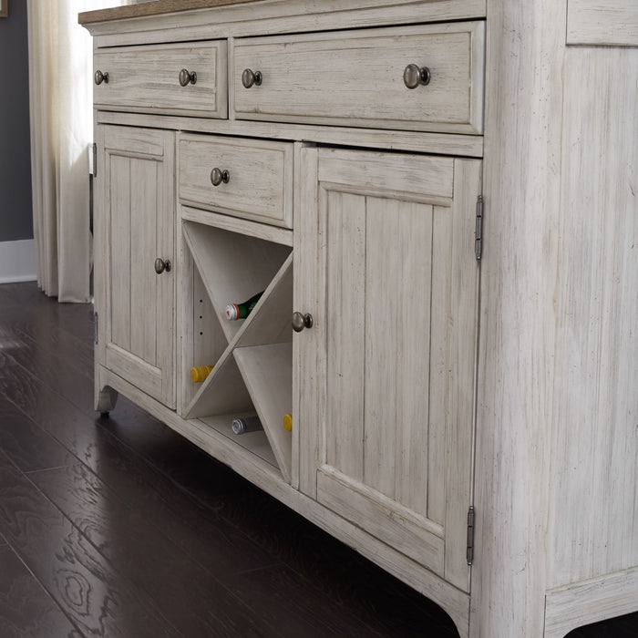 Farmhouse Reimagined - Buffet - White