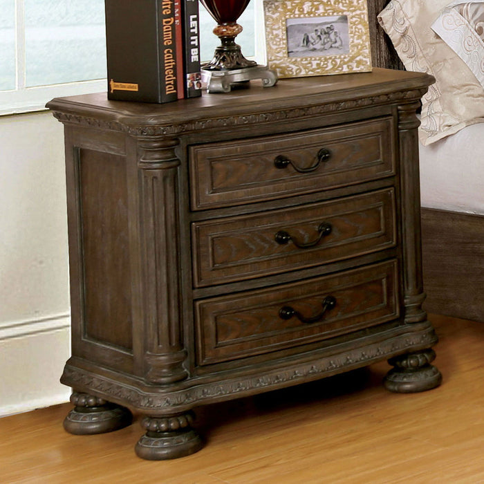 Persephone - Night Stand - Rustic Natural