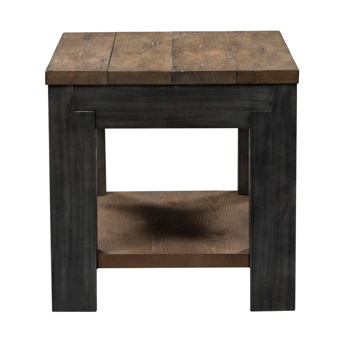 Rutland Grove - Rect End Table - Dark Brown