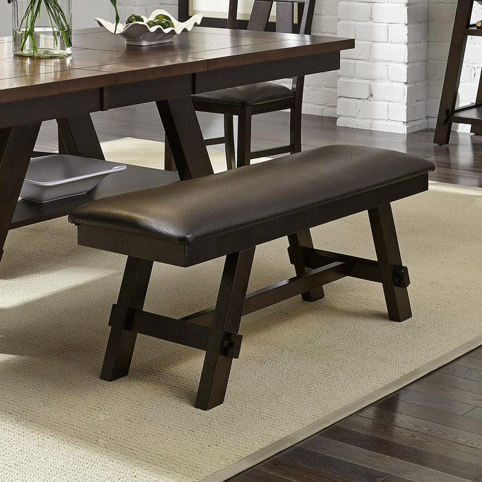 Lawson - Dining Bench - Dark Brown