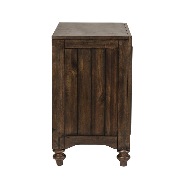 Catawba Hills - 2 Drawer Night Stand - Dark Brown