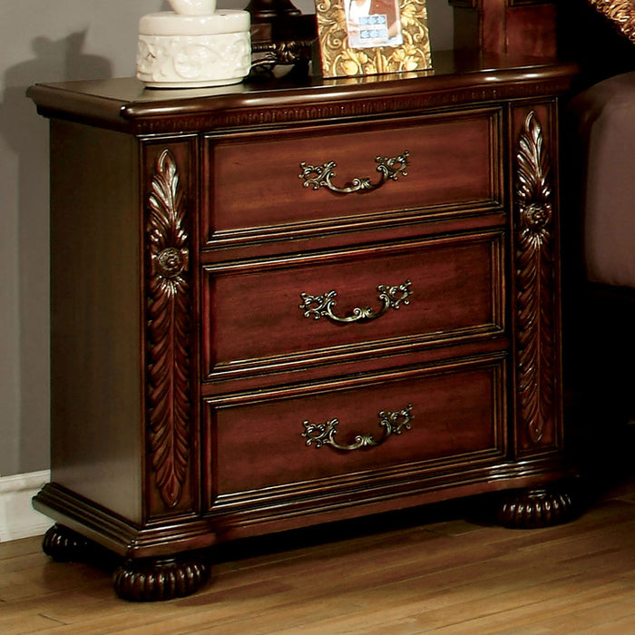 Arthur - Night Stand - Brown Cherry