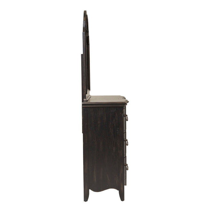 Chesapeake - Dresser & Mirror - Black