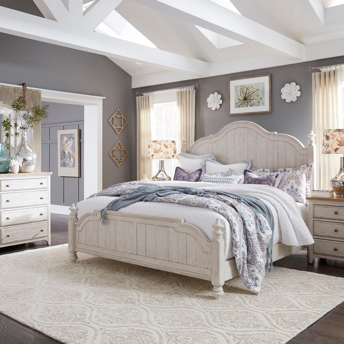 Farmhouse Reimagined - Poster Bed, Dresser & Mirror