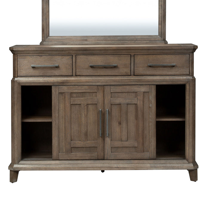 Artisan Prairie - 6 Drawer 2 Door Chesser - Dark Brown