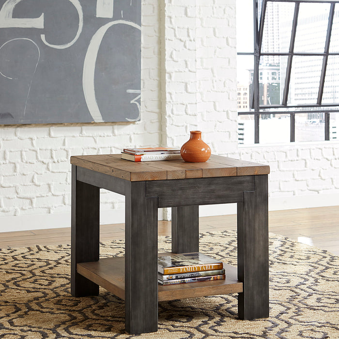 Rutland Grove - Rect End Table - Dark Brown