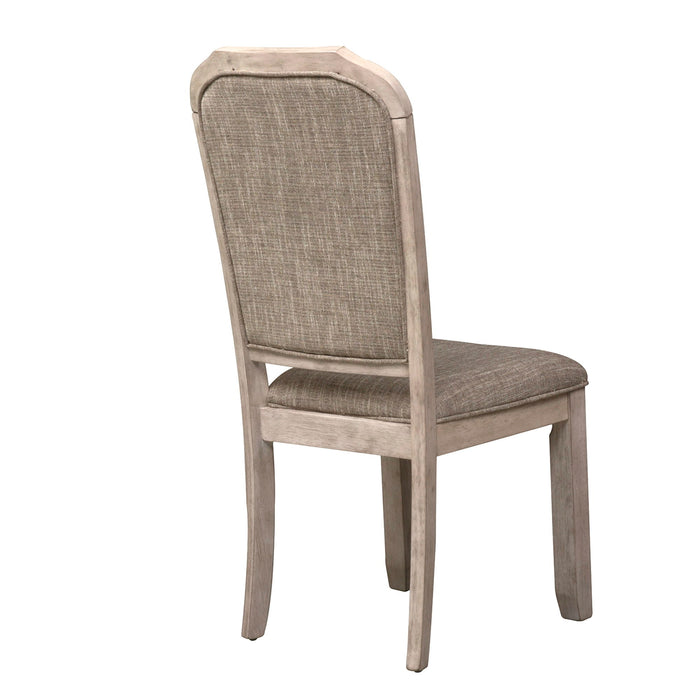 Willowrun - Upholstered Side Chair - Rustic White