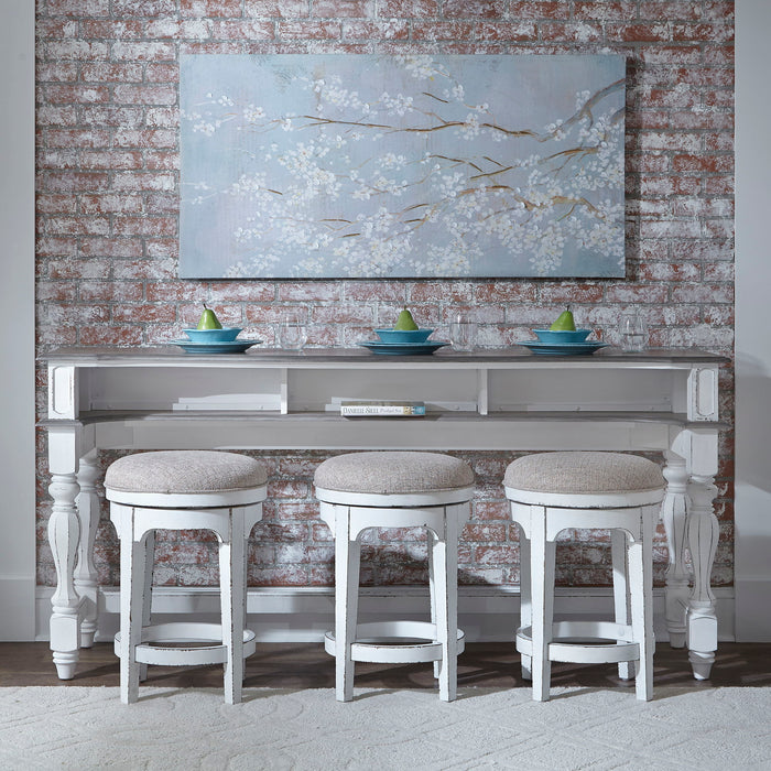 Magnolia Manor - Console Bar Table - White