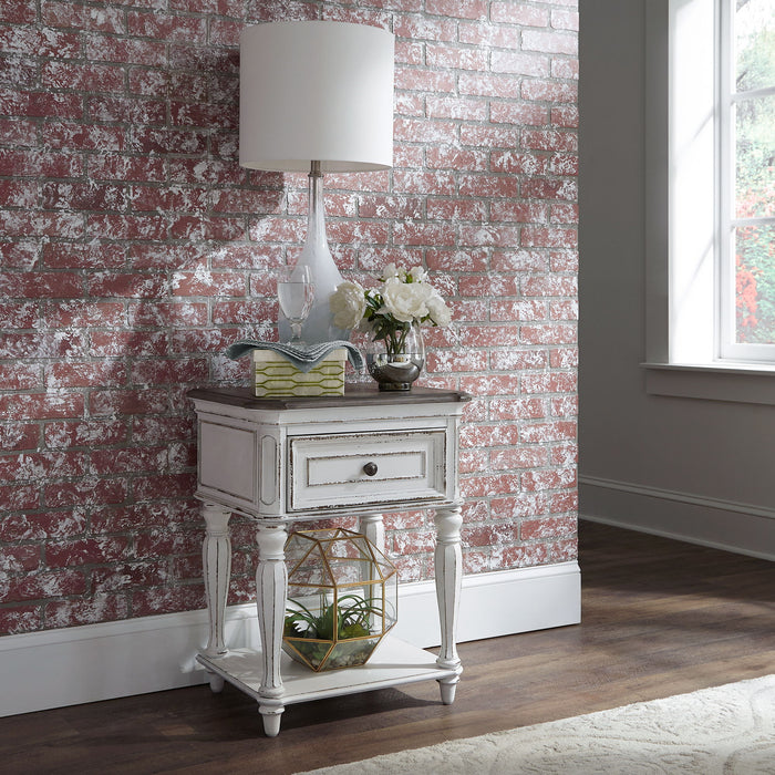 Magnolia Manor - Leg Night Stand - White