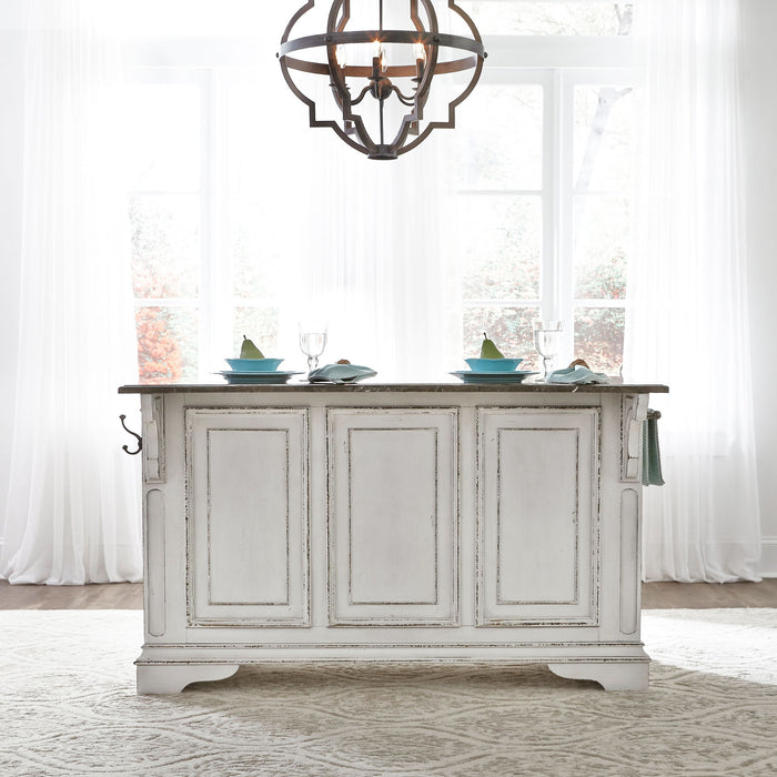 Magnolia Manor - Kitchen Island - White