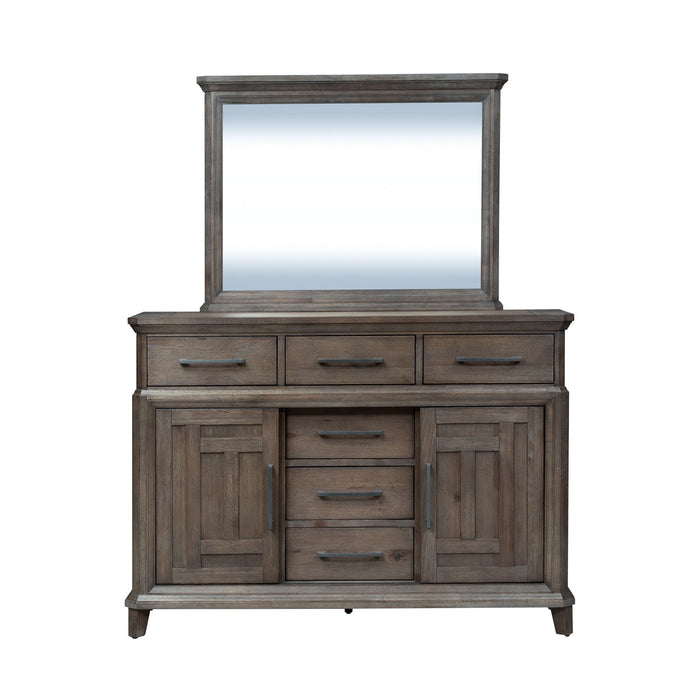 Artisan Prairie - Chesser Mirror - Dark Brown