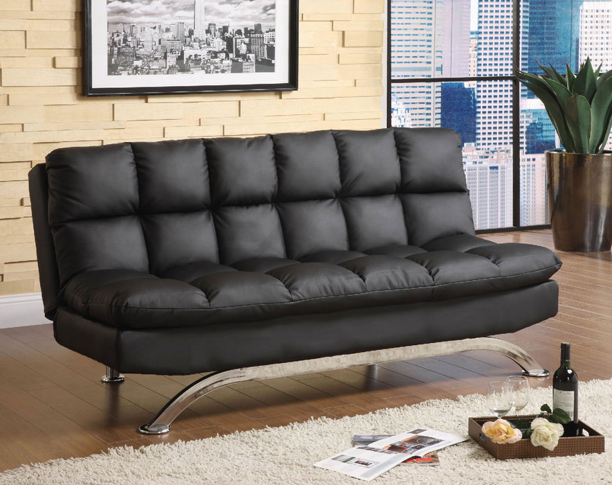 Aristo - Futon Sofa - Black