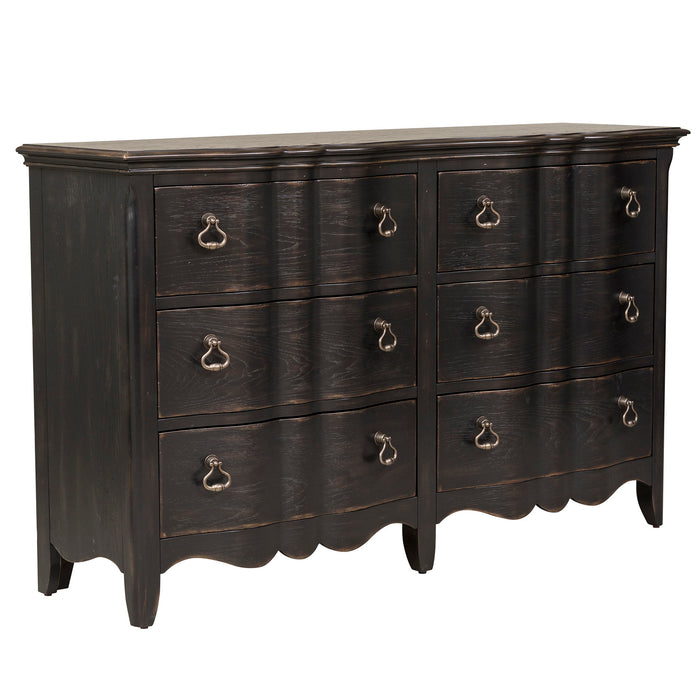 Chesapeake - 6 Drawer Dresser - Black