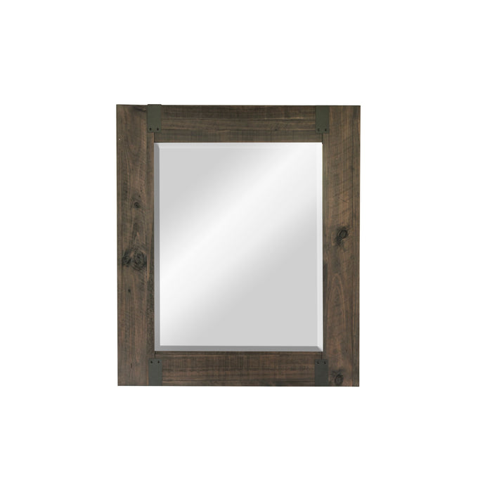 Abington - Portrait Mirror In Weathered Charcoal