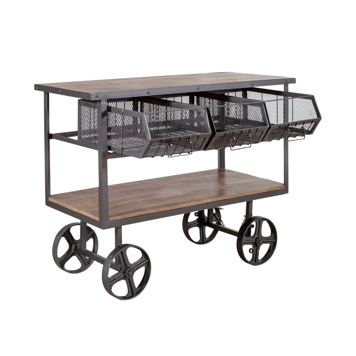 Farmers Market - Accent Trolley - Dark Gray