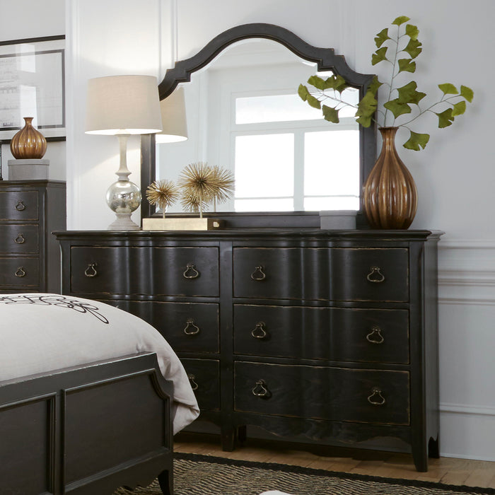 Chesapeake - Dresser & Mirror - Black