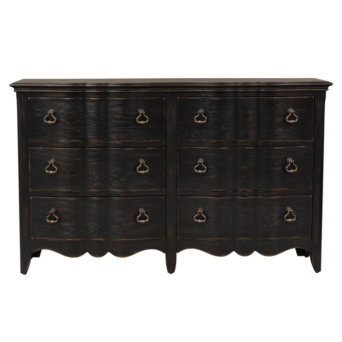 Chesapeake - 6 Drawer Dresser - Black