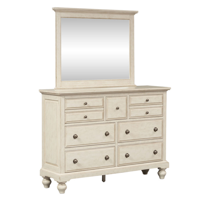 High Country - Dresser & Mirror - White